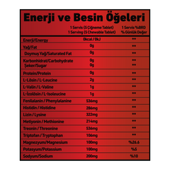 Grimsupps Hydration EAA+ 150 Çiğnenebilir Tablet (Kola Aromalı)