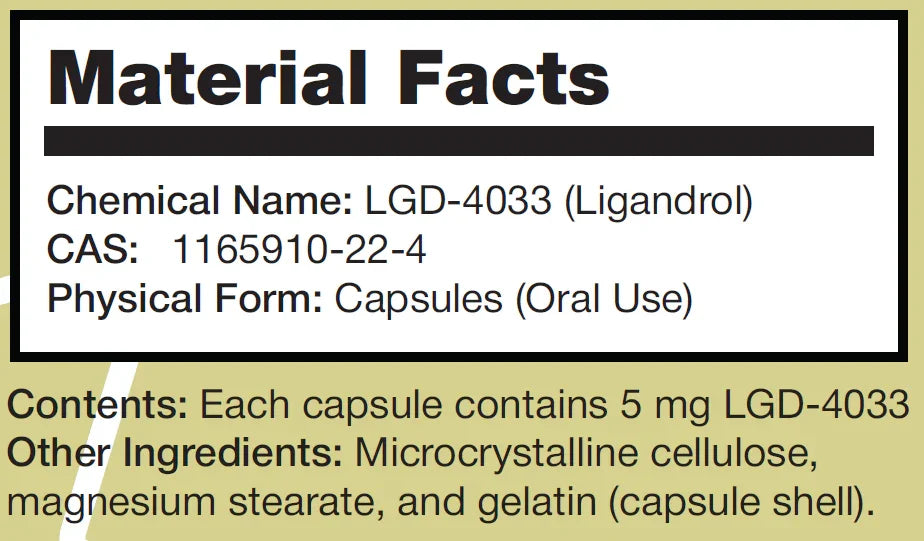 LGD-4033 5MG 60 KAPSÜL