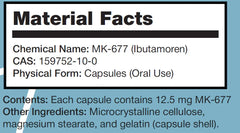MK-677 12.5 MG 60 KAPSÜL