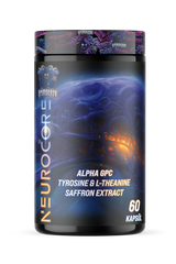 GRIMSUPPS NEUROCORE Nootropik Alpha GPC & Tirozin – Zihinsel Performans, Odak ve Netlik İçin Üstün Formül!