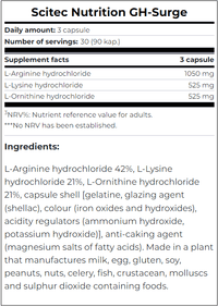 Scitec Nutrition GH SURGE - Mutant